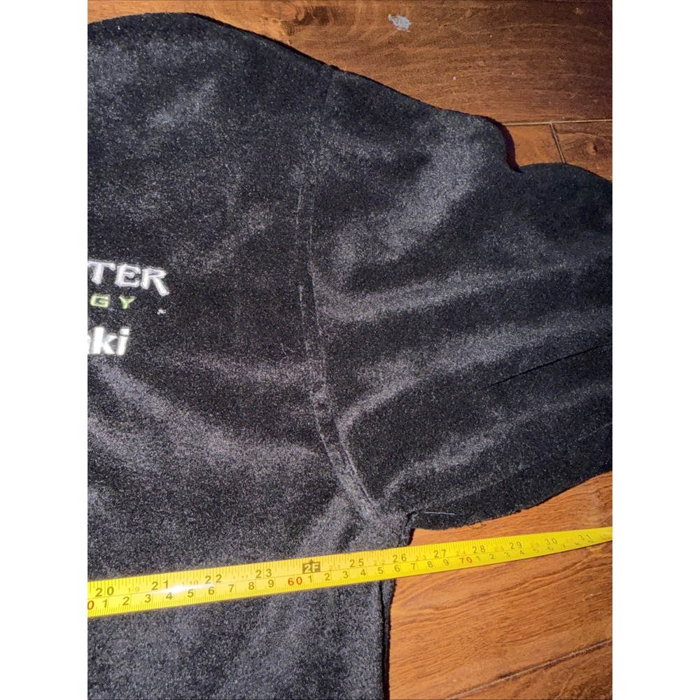XL Vintage Kawasaki Monster Energy Racing 2 Piece Jacket & Fleece Sweater Zip up - Picture 16 of 16